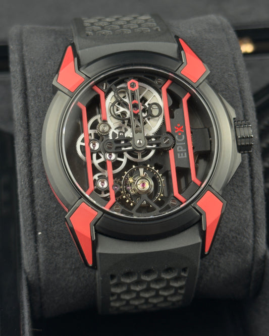 Jacob & Co Epic x Skeleton Red - 44MM - EX100.21.RR.RW.ALA4A