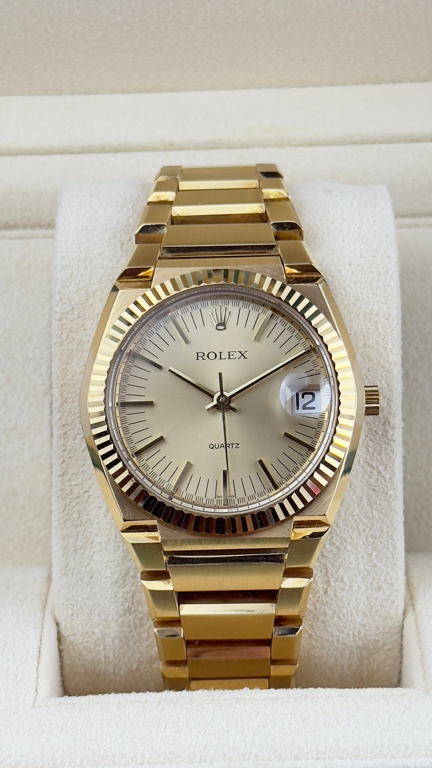 Rolex Datejust Texano - 40mm 18k Yellow Gold ref:5100