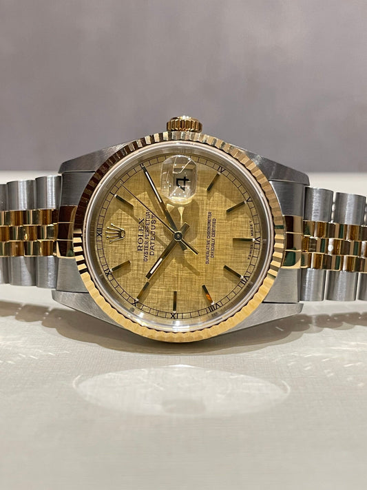 Rolex Datejust 36MM Steel & Gold 16233 - TimeZone Watches