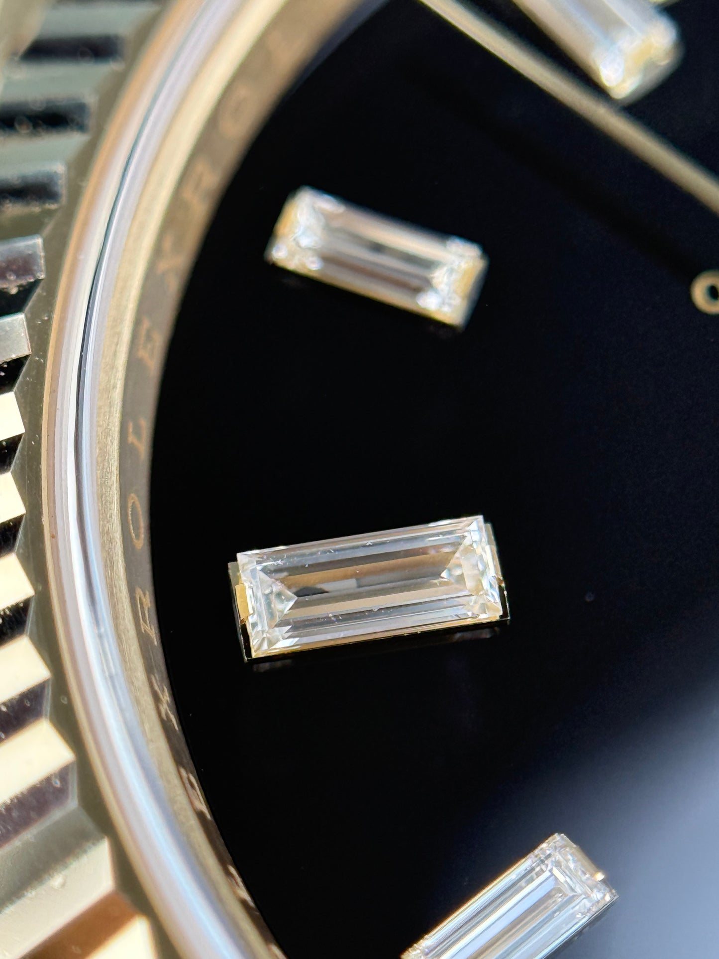 Rolex Day-Date black onyx baguette - 40mm - Ref; 228238-0059