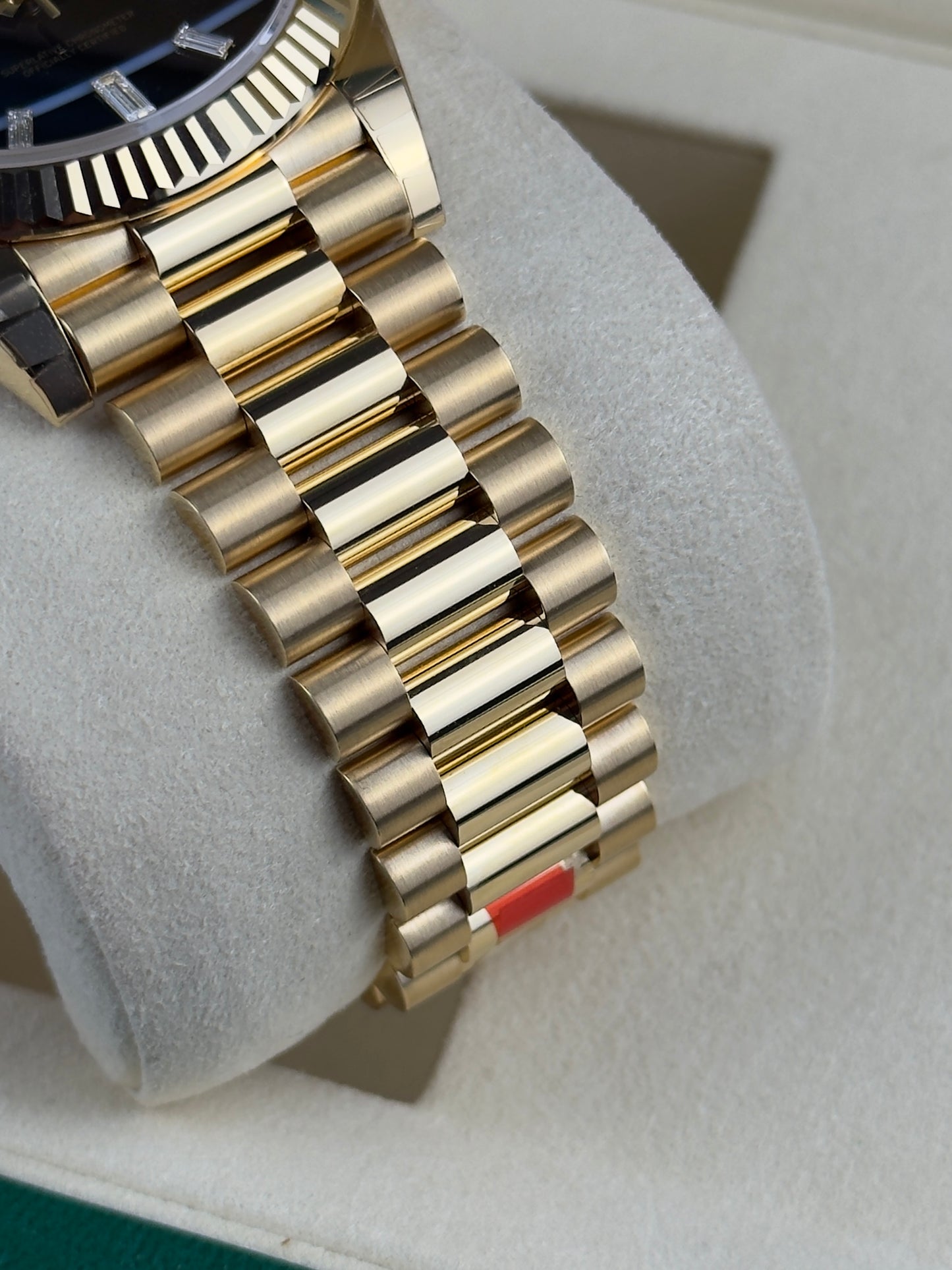 Rolex Day-Date black onyx baguette - 40mm - Ref; 228238-0059