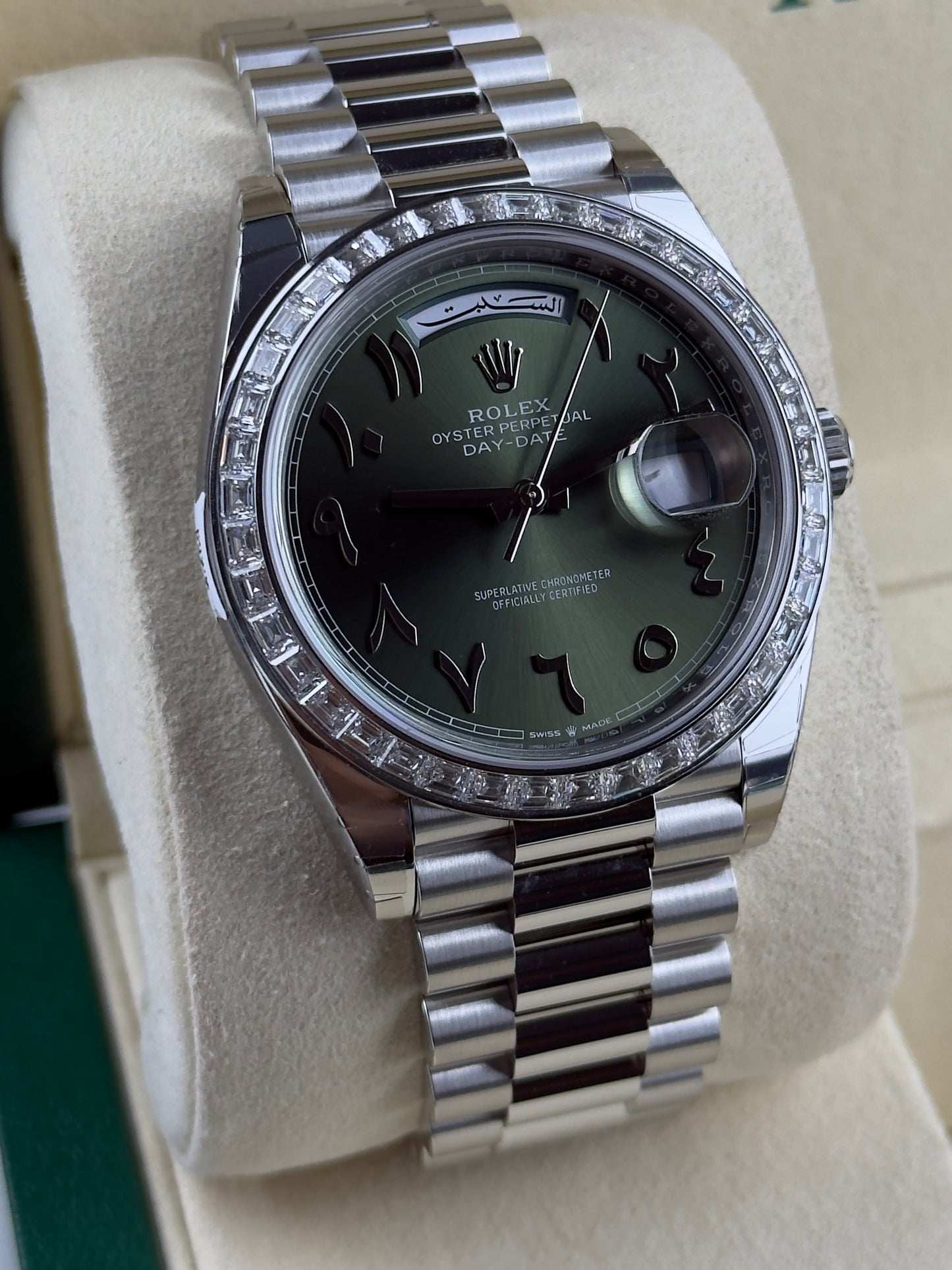 Rolex Oyster Perpetual Day-Date platinum - 40mm - Ref; 228396 TBR
