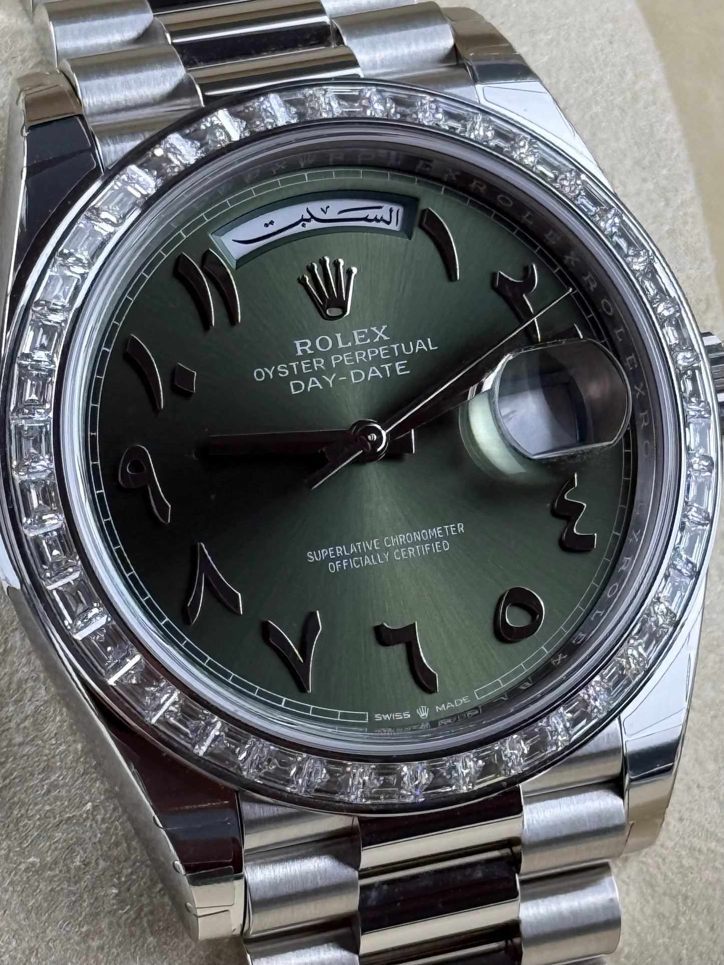 Rolex Oyster Perpetual Day-Date platinum - 40mm - Ref; 228396 TBR