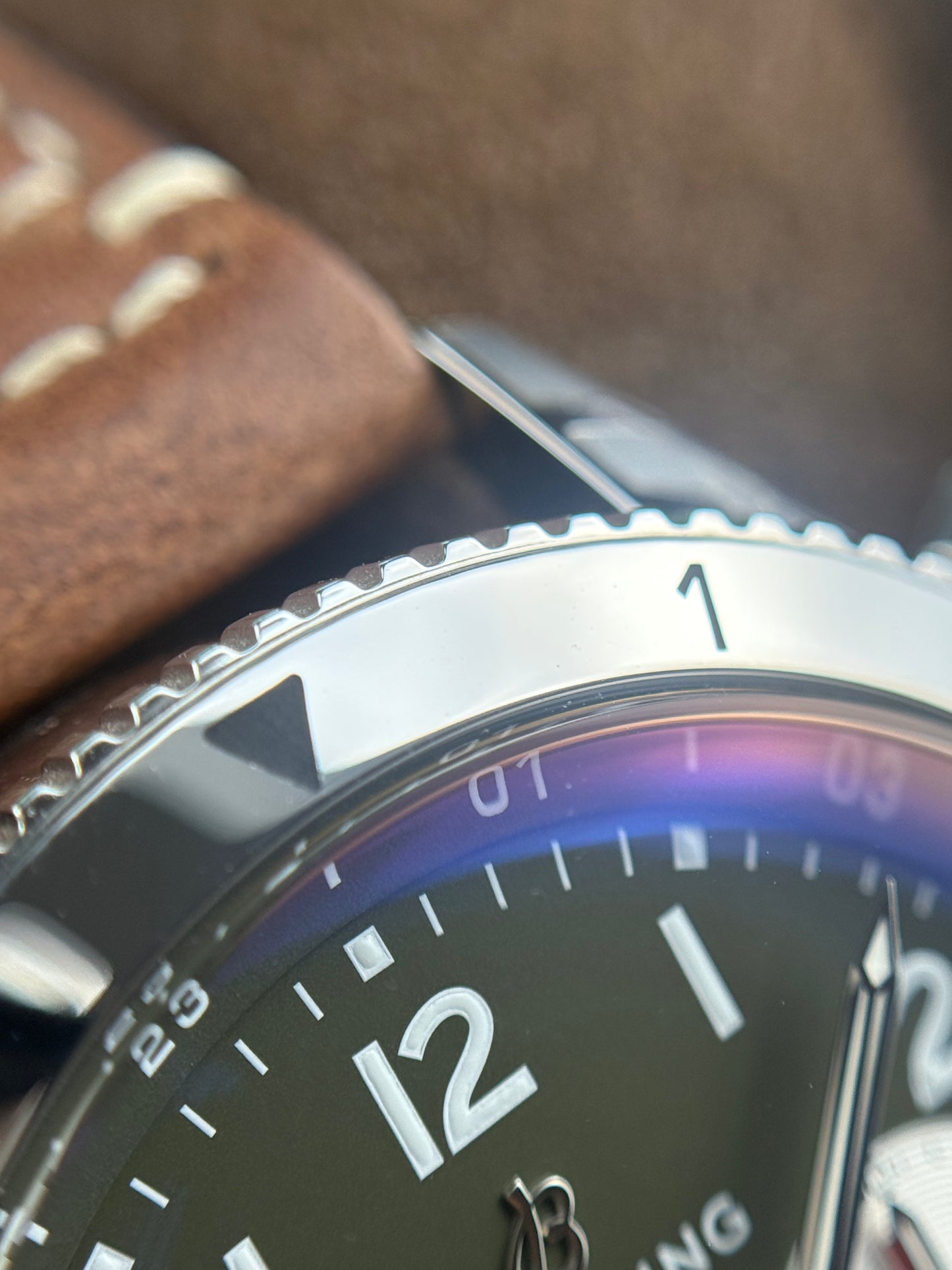 Breitling Super AVI Chronograph GMT - 46MM - Ref - AB04452A1L1X1