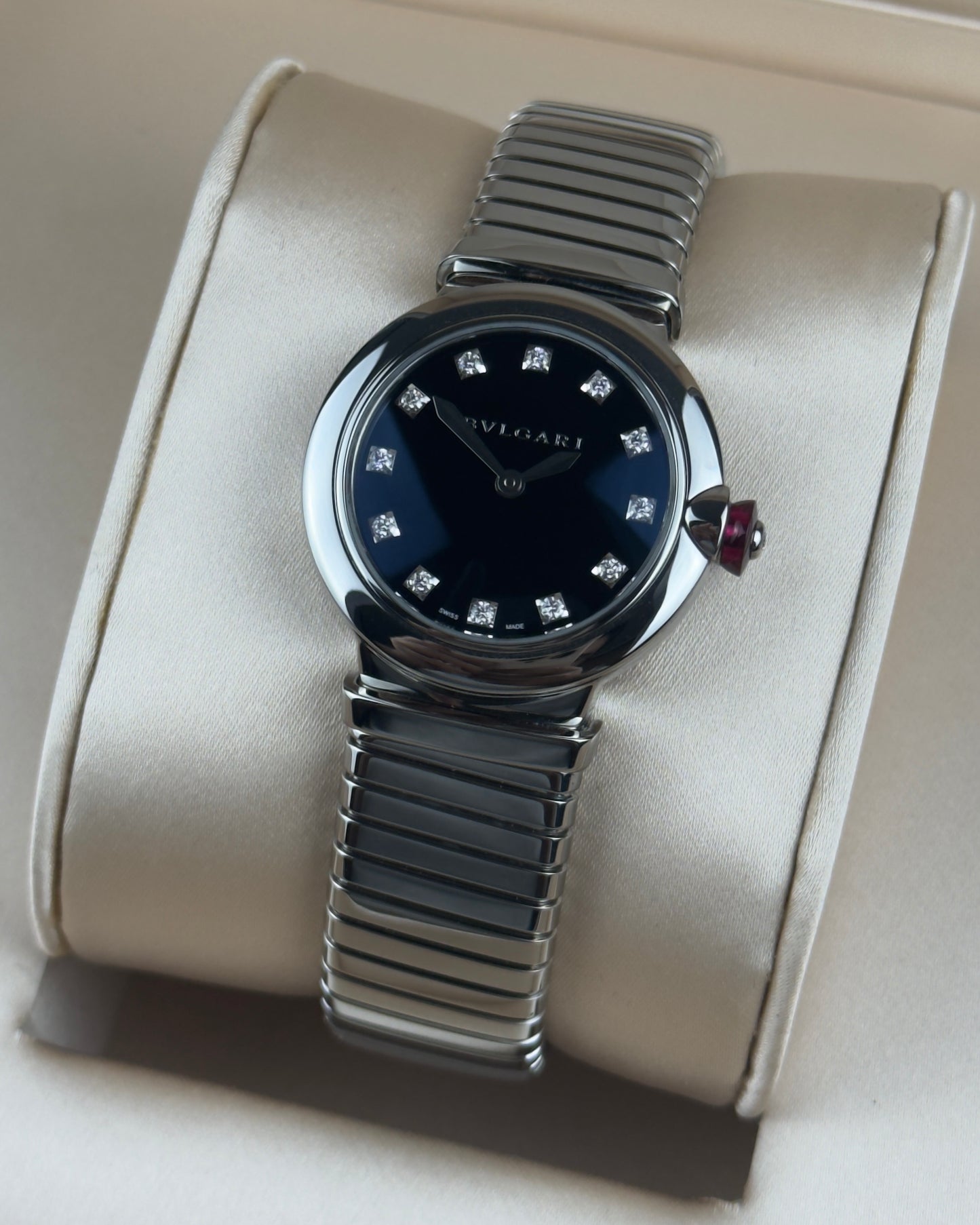 Bulgari Lvcea Tubogas - 28MM - Ref : 102951