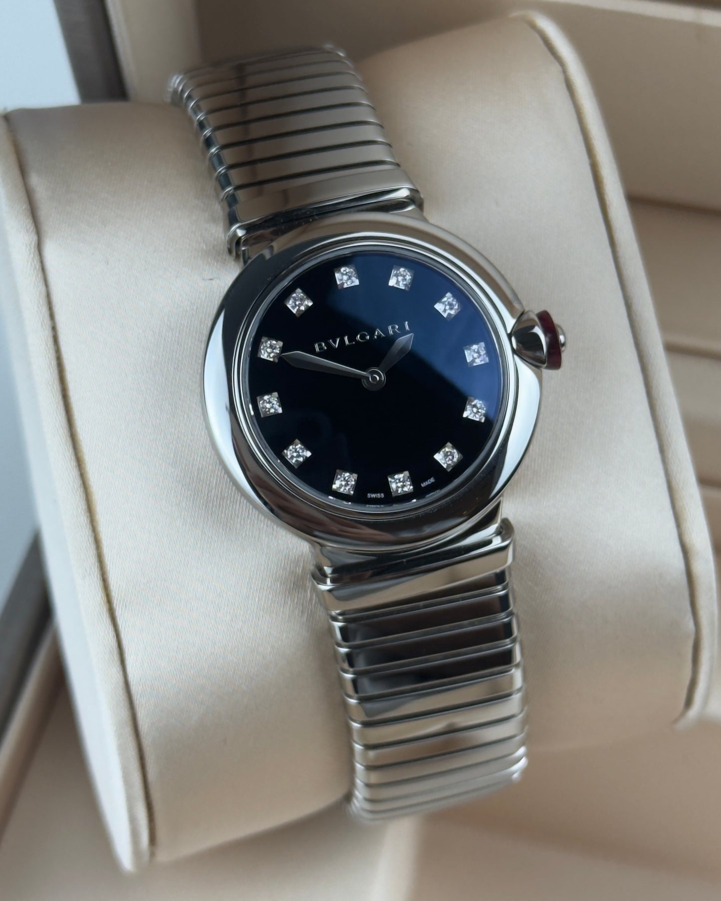 Bulgari Lvcea Tubogas - 28MM - Ref : 102951