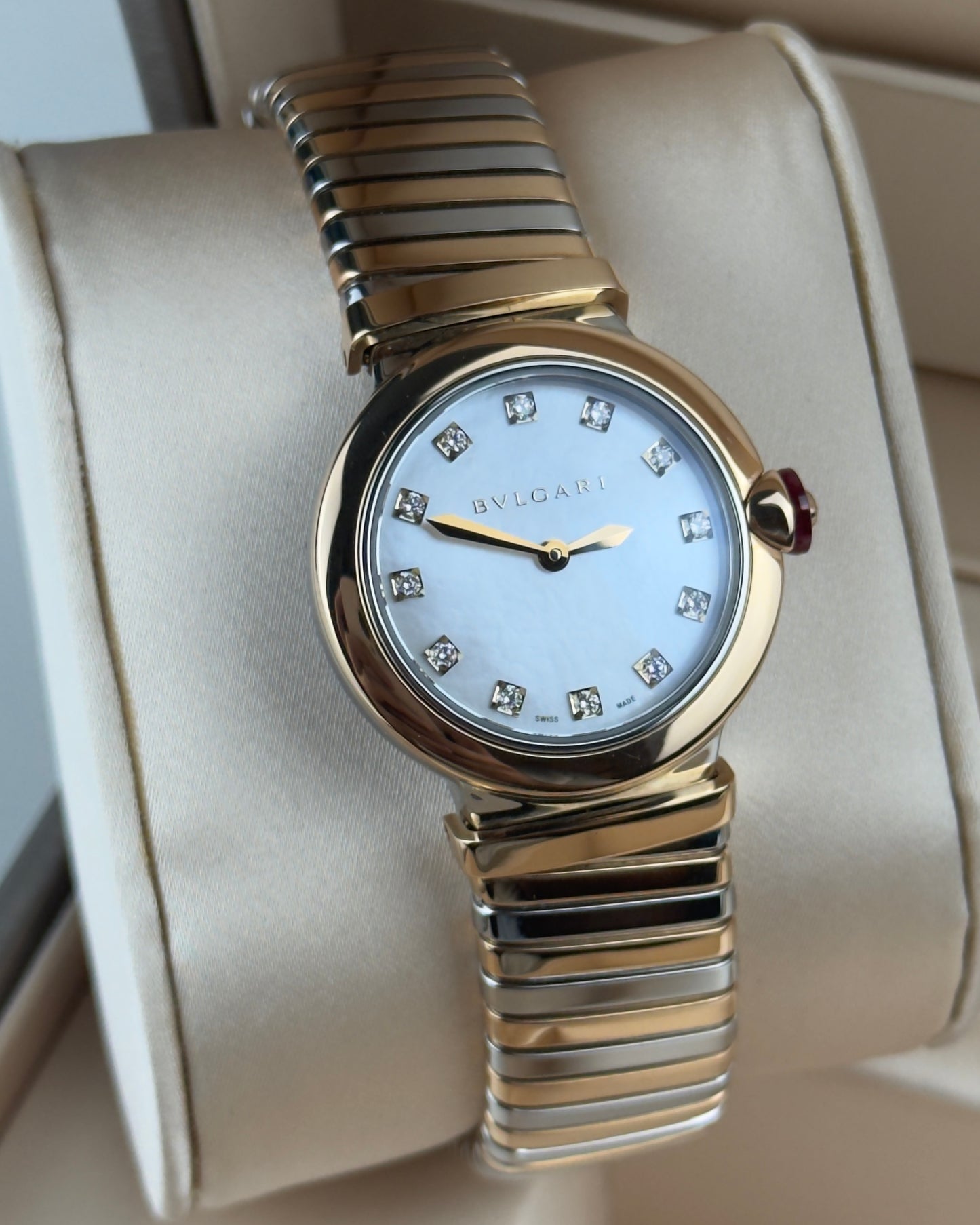 Bvlgari LVCEA Tubogas - 28MM - Ref : 102952