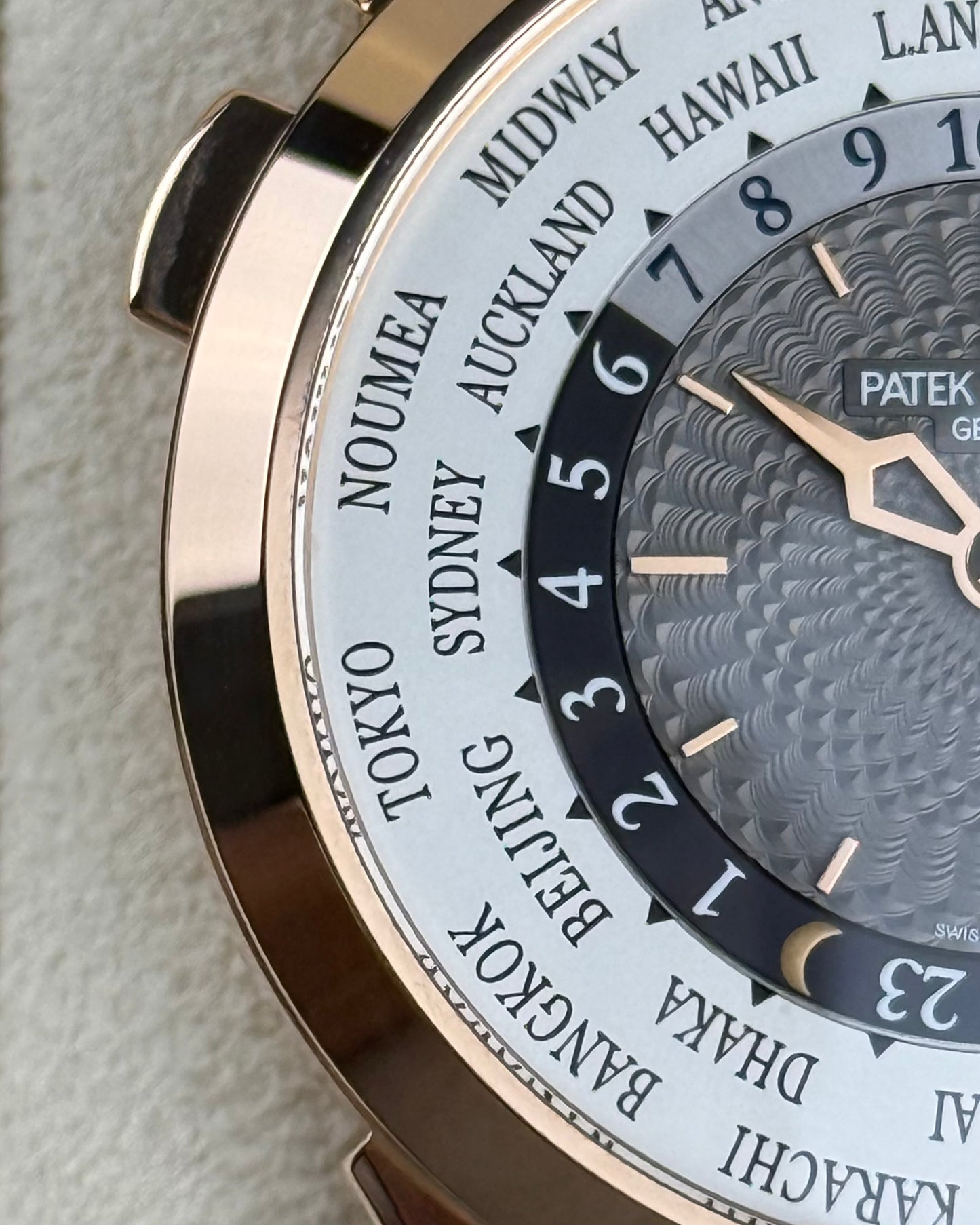 Patek Philippe World Time Complications - 38.5MM - Ref. 5230R-001