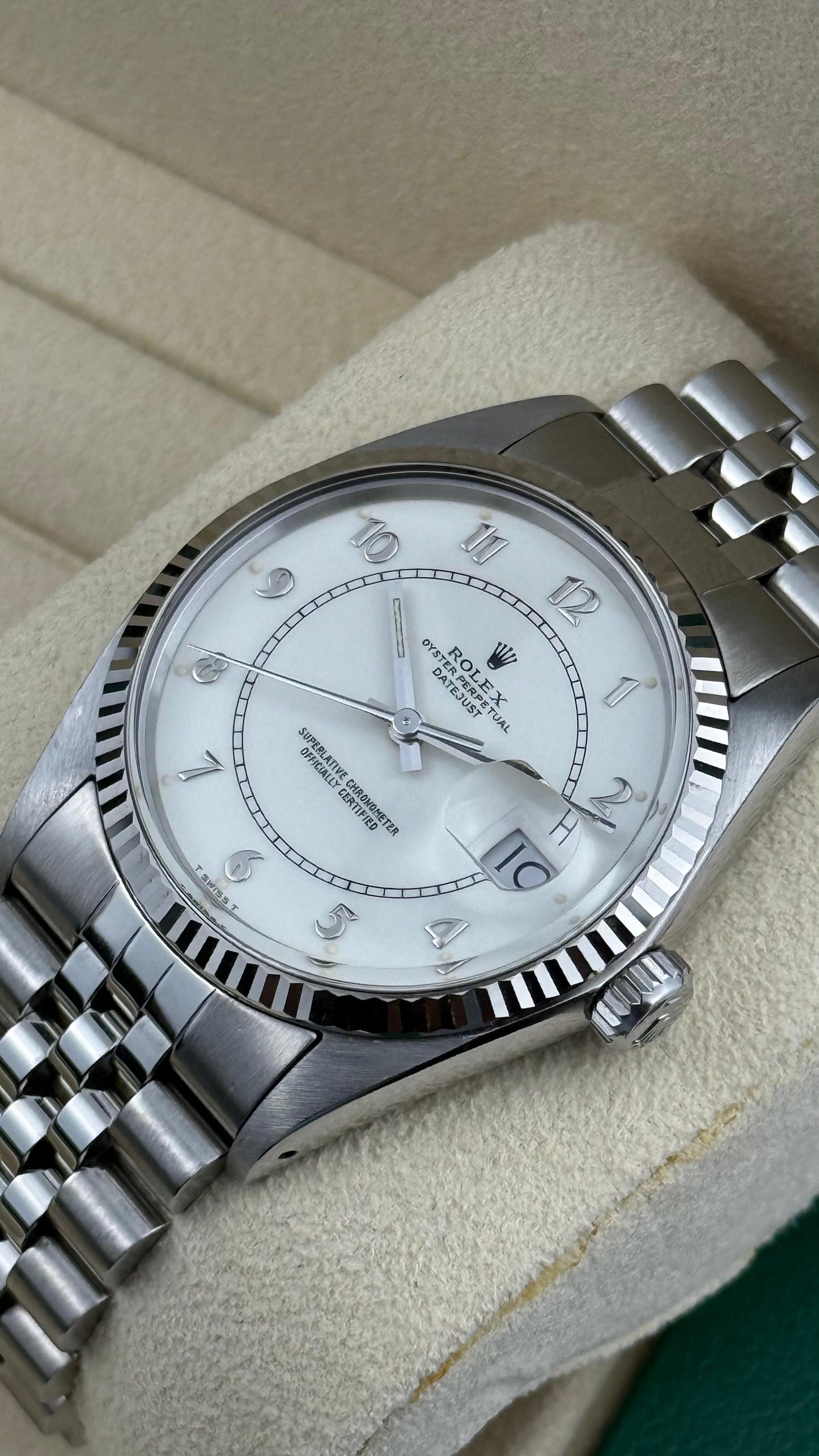Rolex Datejust 36MM Steel 1601 – “Creamy Boiler Gauge”