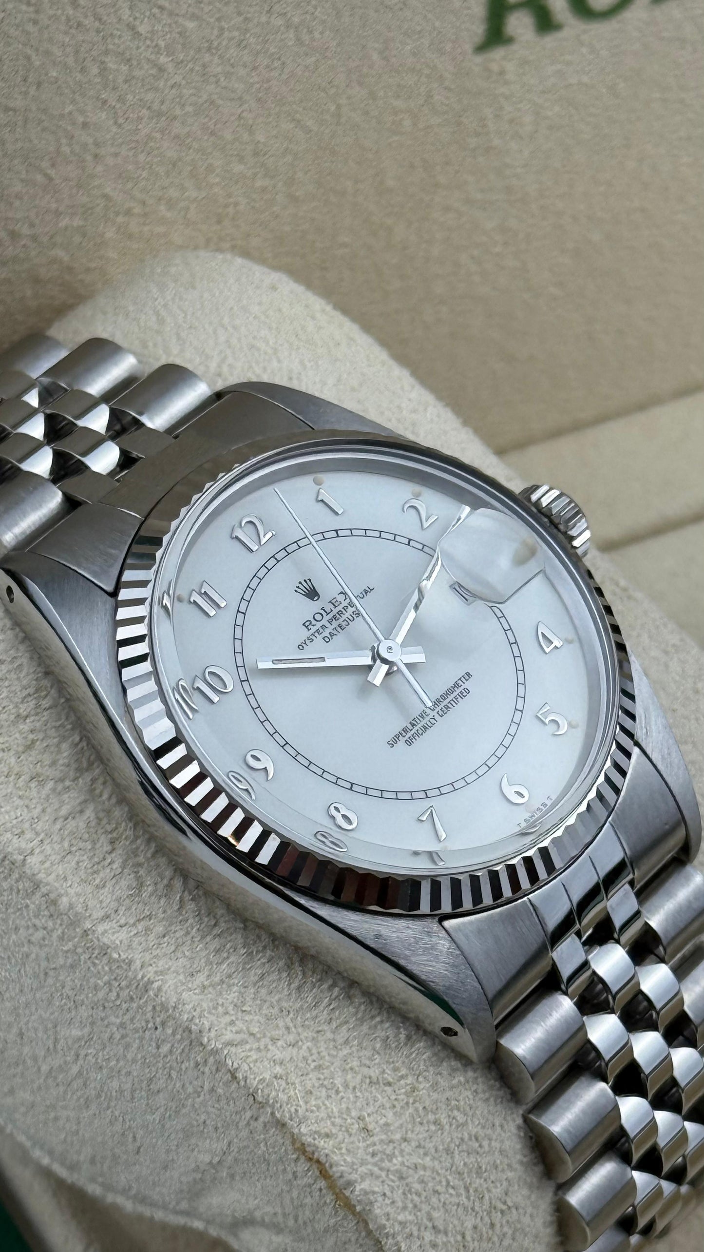 Rolex Datejust 36MM Steel 1601 – “Creamy Boiler Gauge”