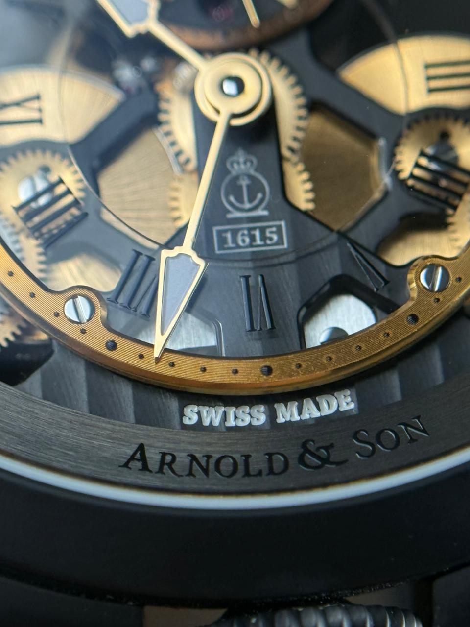 Arnold & Son Time Pyramid Black Limited Edition - 44.6MM - Ref :  1TPBS.R01A.C124B
