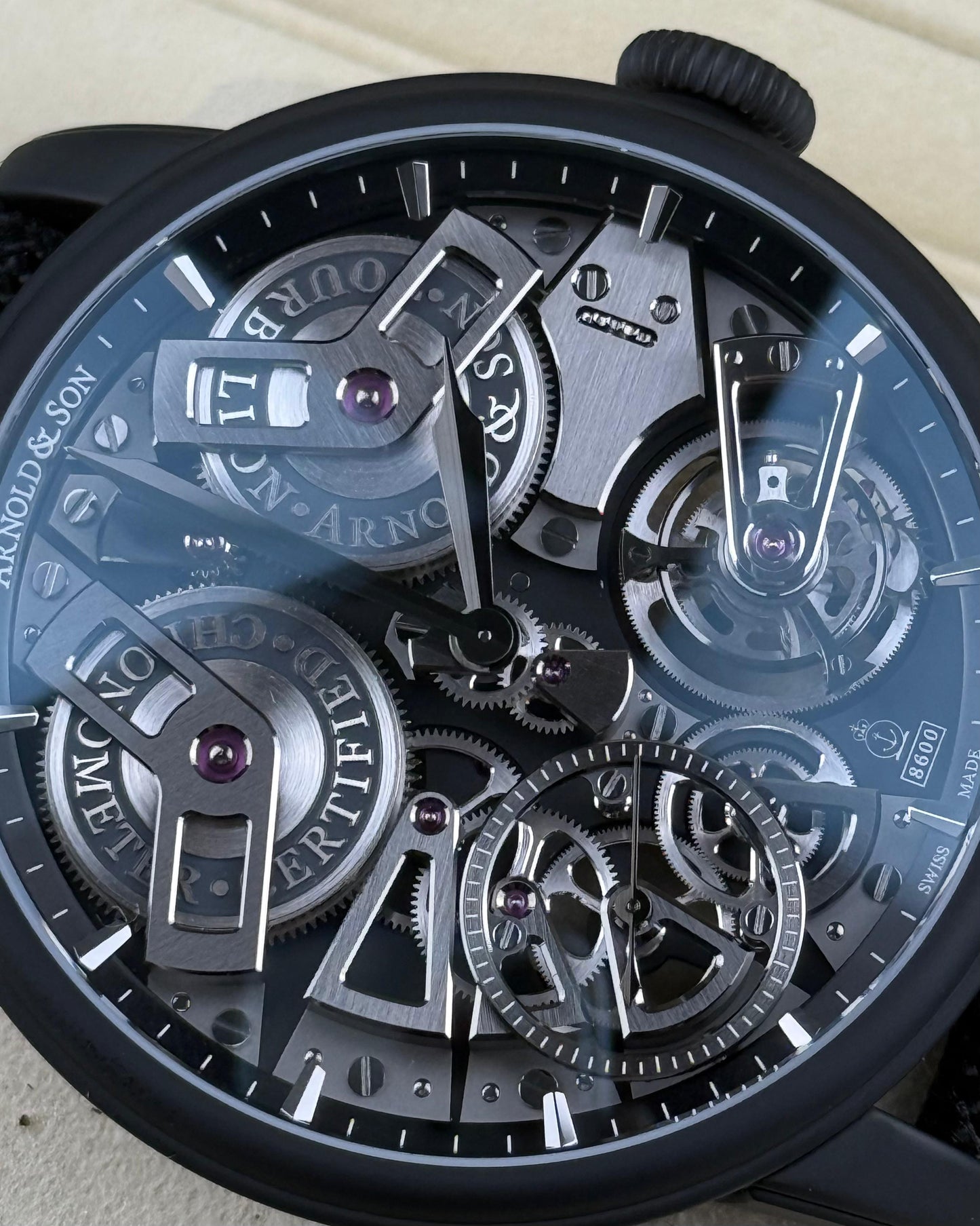 Arnold & Son Tourbillon Chronometer - 46MM - Ref :  1TBAS.B01A